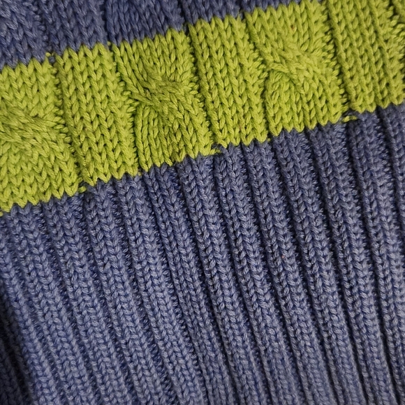 AEROPOSTALE CROPPED CABLE KNIT SWEATER Large - Picture 7 of 10